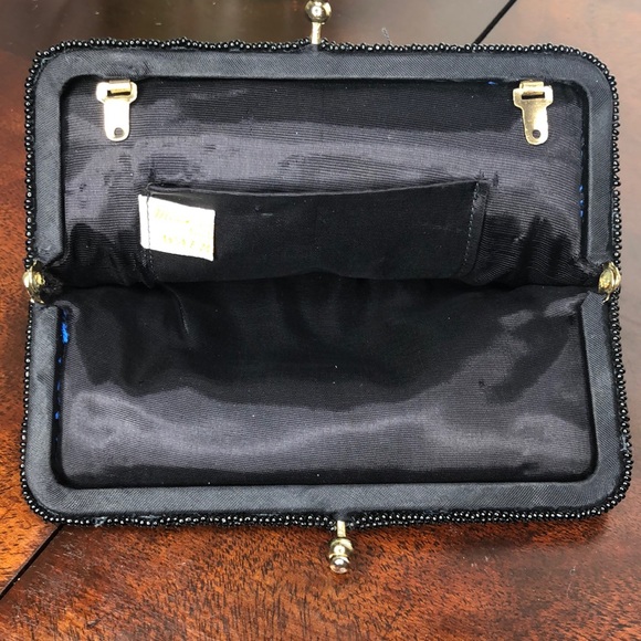 Walborg Beaded Black Clutch - Picture 4 of 6